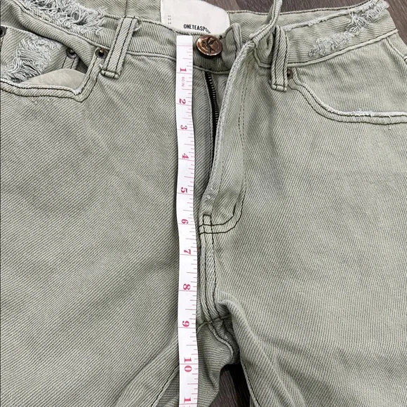One Teaspoon Women's Green Jeans - Picture 7 of 13